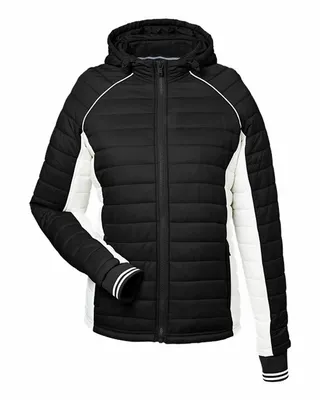 Nautica Ladies' Nautical Mile Puffer Packable Jacket - Stealth Promo Co