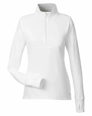 Puma Golf Ladies' Gamer Golf Quarter-Zip - Stealth Promo Co
