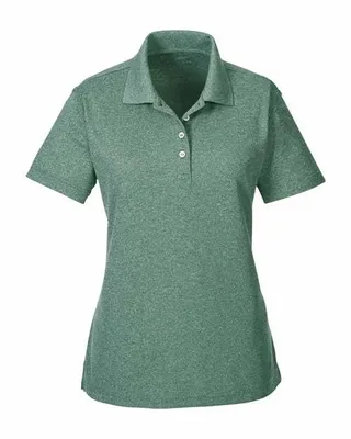 UltraClub Ladies' Heathered Piqu Polo - Stealth Promo Co