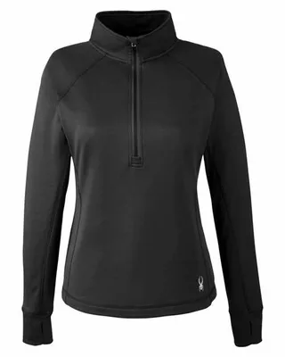 Spyder Ladies' Freestyle Half-Zip  Pullover - Stealth Promo Co
