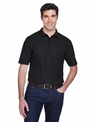 UltraClub Men's Whisper Piqu Polo - Stealth Promo Co