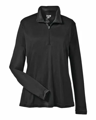 Team 365 Ladies' Zone Performance Quarter-Zip - Stealth Promo Co