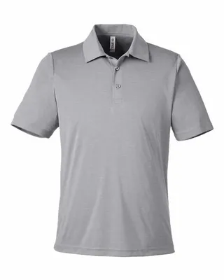 Team 365 Men's Zone Sonic Heather Performance Polo - Stealth Promo Co