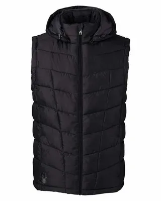 Spyder Men's Pelmo Puffer Vest - Stealth Promo Co