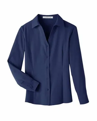UltraClub Ladies' Bradley Performance Woven Shirt - Stealth Promo Co