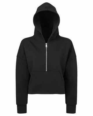 Ladies' Alice Half-Zip Hooded Sweatshirt - Stealth Promo Co
