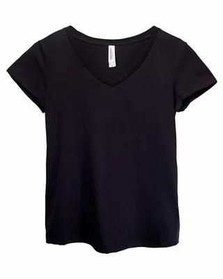 Threadfast Apparel Ladies' Ultimate CVC V-Neck T-Shirt - Stealth Promo Co