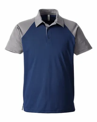 Team 365 Men's Command Snag-Protection Colorblock Polo - Stealth Promo Co