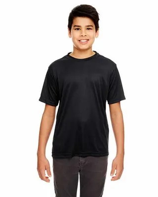 UltraClub Youth Cool & Dry Basic Performance T-Shirt - Stealth Promo Co