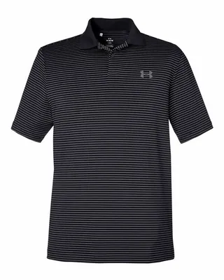 Men's 3.0 Striped Perf Polo - Stealth Promo Co