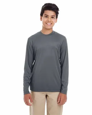 Youth Cool & Dry Performance Long-Sleeve Top - Stealth Promo Co