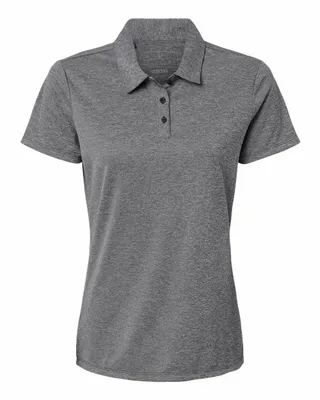 Women's Heathered Polo - Stealth Promo Co