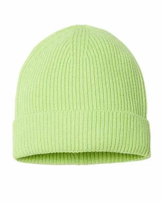 Sustainable Fine Rib Cuffed Beanie - Stealth Promo Co