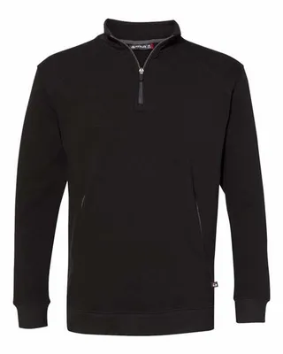 FitFlex French Terry Quarter-Zip Sweatshirt - Stealth Promo Co