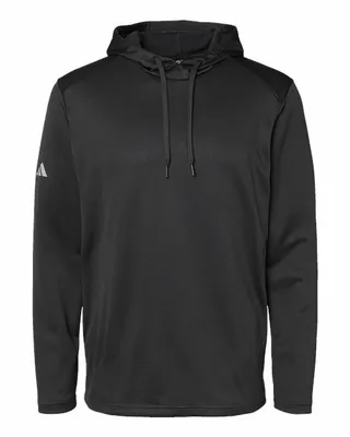 Textured Mixed Media Hooded Sweatshirt - Stealth Promo Co