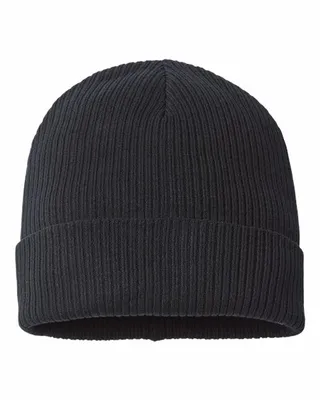 Sustainable Cuffed Beanie - Stealth Promo Co