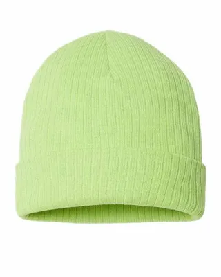 Sustainable Rib Cuffed Beanie - Stealth Promo Co