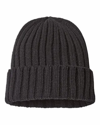 Sustainable Cable Knit Cuffed Beanie - Stealth Promo Co