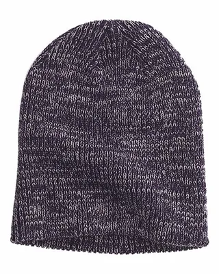 Ribbed Marled Beanie - Stealth Promo Co