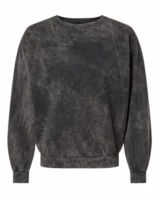 Premium Fleece Mineral Wash Crewneck Sweatshirt - Stealth Promo Co