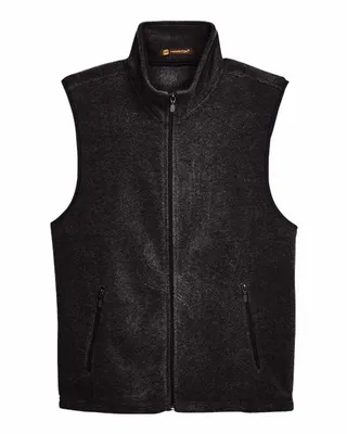 Unisex Fleece Full-Zip Vest - Stealth Promo Co