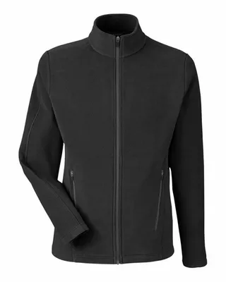 Men's CrownLux Performance® Fleece Full-Zip Jacket - Stealth Promo Co