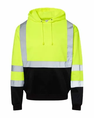 Hi-Vis Hooded Sweatshirt - Stealth Promo Co
