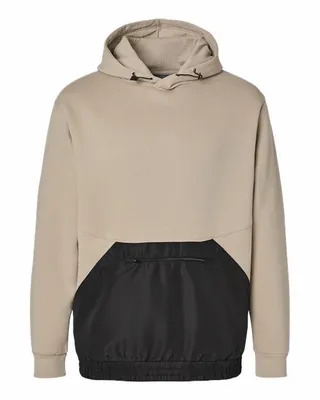 Mixed Media Hooded Sweatshirt - Stealth Promo Co