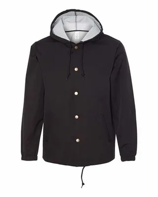 Water-Resistant Hooded Windbreaker - Stealth Promo Co