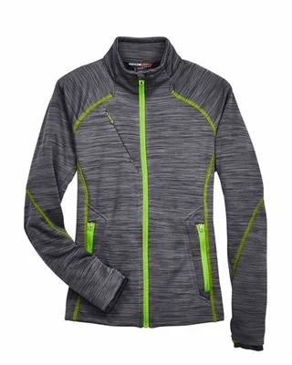 Women's Flux Mélange Bonded Fleece Jacket - Stealth Promo Co