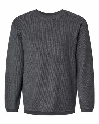 Corded Crewneck Pullover - Stealth Promo Co