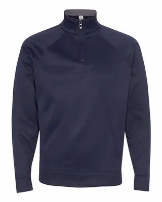 Unisex Dri-Power® Sport Quarter-Zip Cadet Collar Sweatshirt - Stealth Promo Co