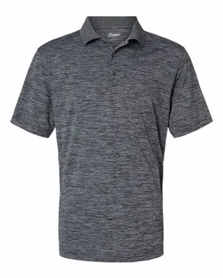 Men's Dakota Striated Heather Polo - Stealth Promo Co