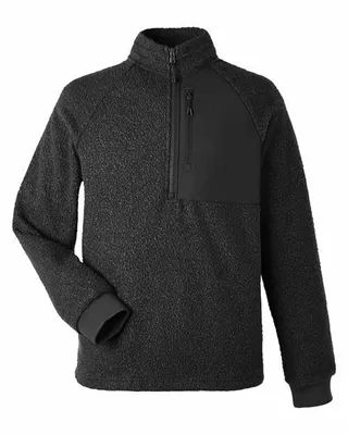 Men's Aura Sweater Fleece Quarter-Zip Pullover - Stealth Promo Co