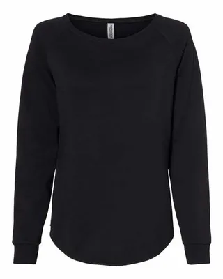 Women's California Wave Wash Crewneck Sweatshirt - Stealth Promo Co