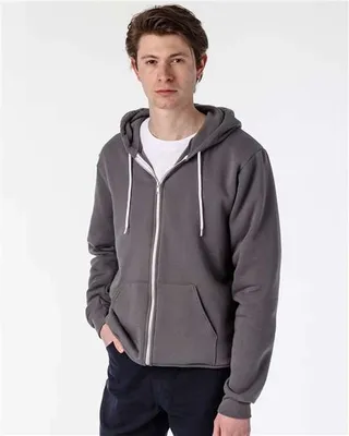USA-Made Flex Fleece Full-Zip Hooded Sweatshirt - Stealth Promo Co