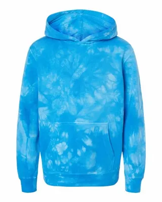 Youth Midweight Tie-Dyed Hooded Sweatshirt - Stealth Promo Co