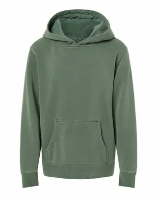 Youth Midweight Pigment-Dyed Hooded Sweatshirt - Stealth Promo Co