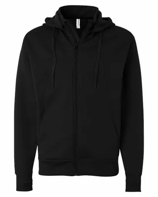 Poly-Tech Full-Zip Hooded Sweatshirt - Stealth Promo Co