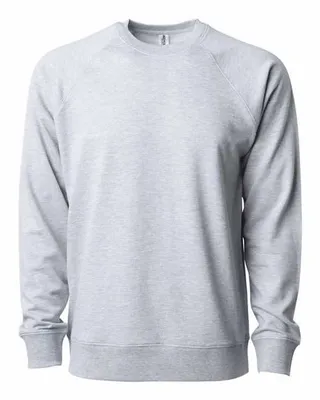 Icon Lightweight Loopback Terry Crewneck Sweatshirt - Stealth Promo Co