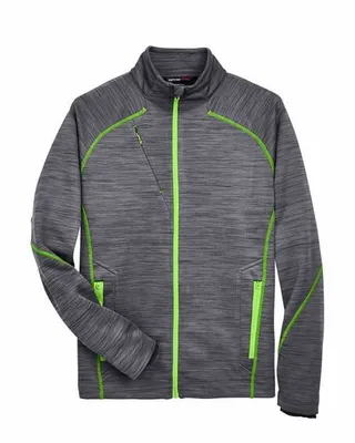 Men's Flux Mélange Bonded Fleece Jacket - Stealth Promo Co