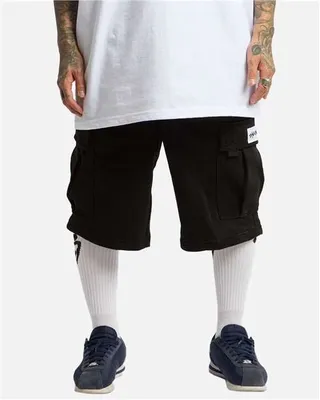 Men's Fleece Cargo Shorts - Stealth Promo Co