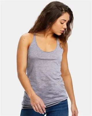 Women's Raw Edge Racer Tank Top - Stealth Promo Co