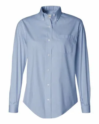 Women's Pinpoint Oxford Shirt - Stealth Promo Co