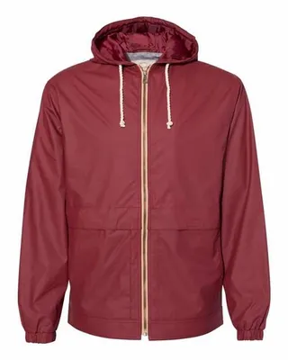 Unisex Vintage Hooded Rain Jacket - Stealth Promo Co