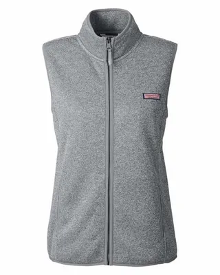 Women's Mountain Sweater Fleece Vest - Stealth Promo Co