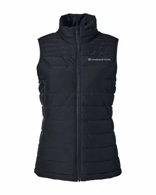 Women's Mountain Weekend Puffer Vest - Stealth Promo Co