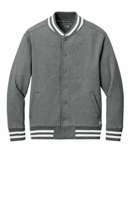 New Era Varsity Heavyweight Fleece Jacket NEA560 - Stealth Promo Co