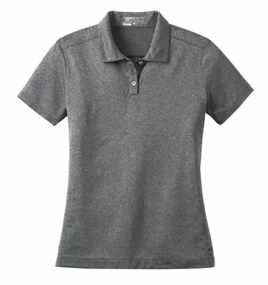 DISCONTINUED Nike Ladies Dri-FIT Heather Polo. 474455 - Stealth Promo Co