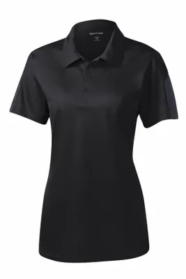 Sport-Tek Women's PosiCharge Active Textured Colorblock Polo. LST695 - Stealth Promo Co